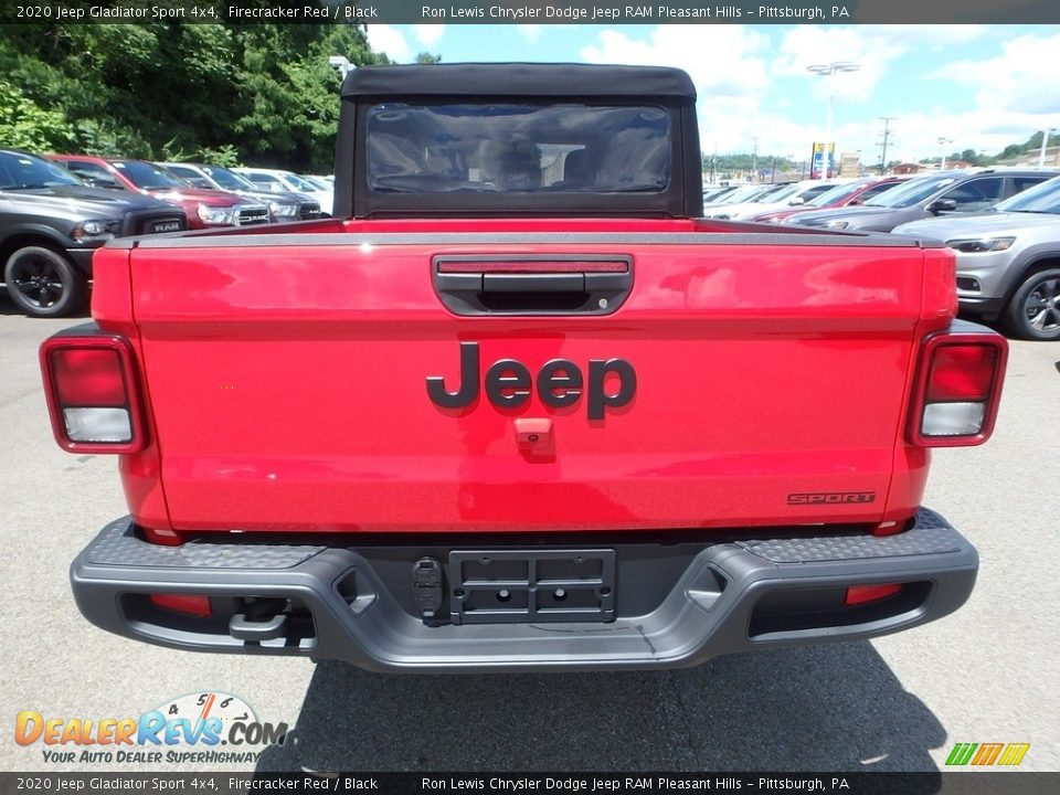 2020 Jeep Gladiator Sport 4x4 Firecracker Red / Black Photo #4