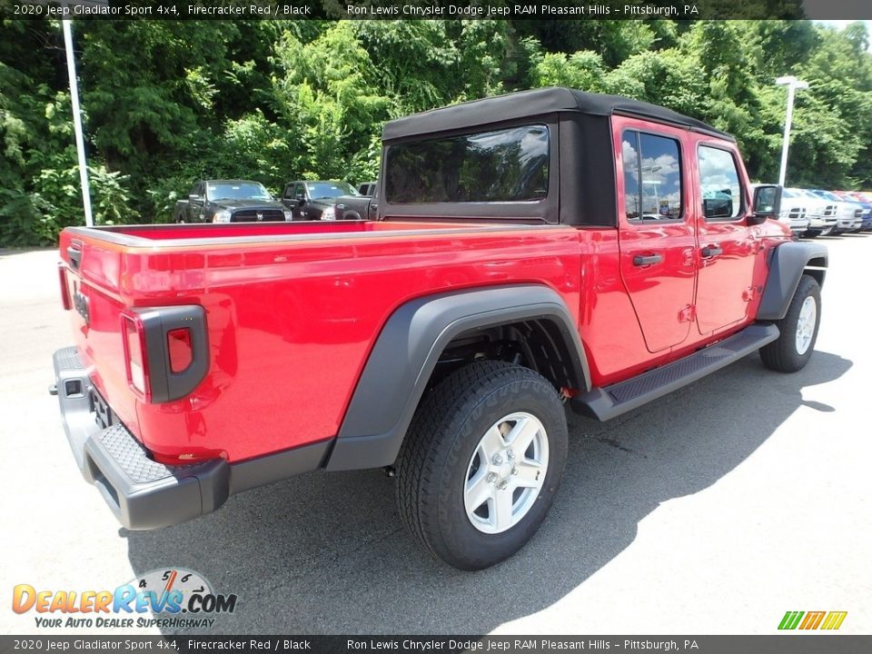 2020 Jeep Gladiator Sport 4x4 Firecracker Red / Black Photo #6