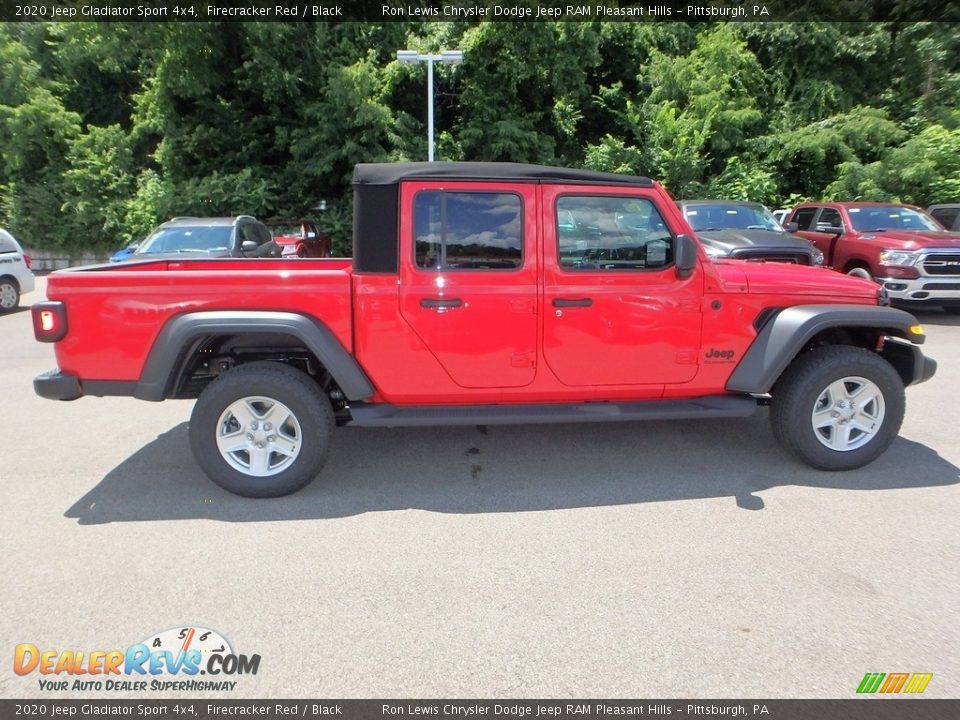 2020 Jeep Gladiator Sport 4x4 Firecracker Red / Black Photo #7