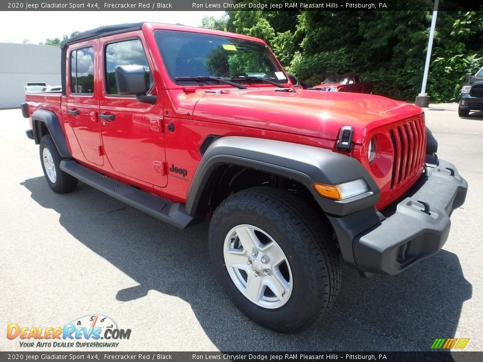 2020 Jeep Gladiator Sport 4x4 Firecracker Red / Black Photo #8