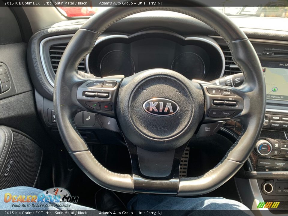 2015 Kia Optima SX Turbo Satin Metal / Black Photo #15