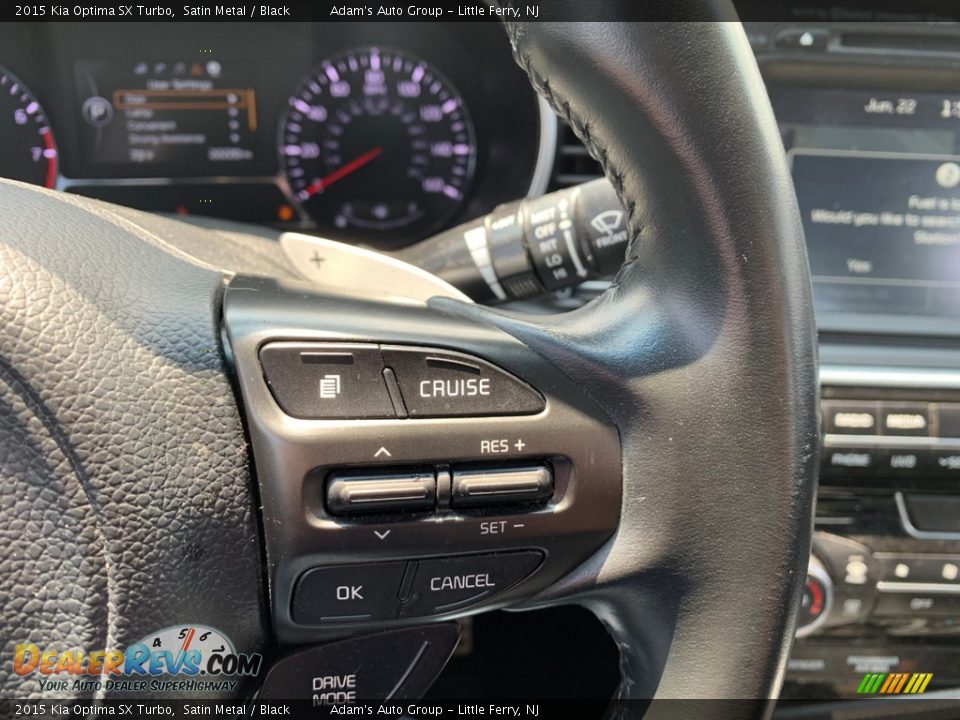 2015 Kia Optima SX Turbo Satin Metal / Black Photo #16