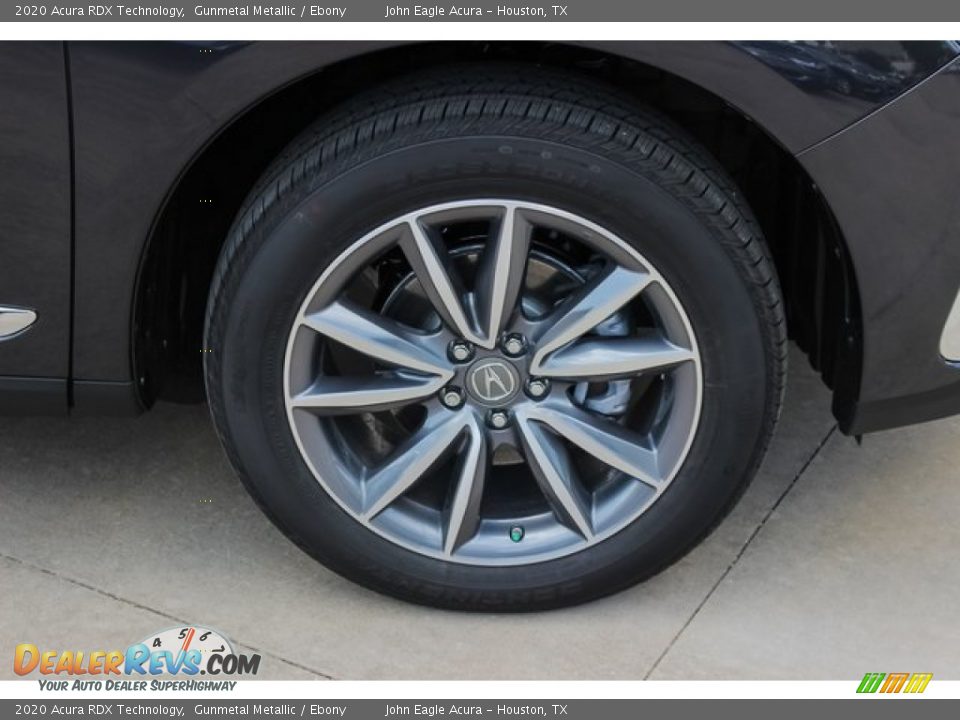 2020 Acura RDX Technology Gunmetal Metallic / Ebony Photo #11