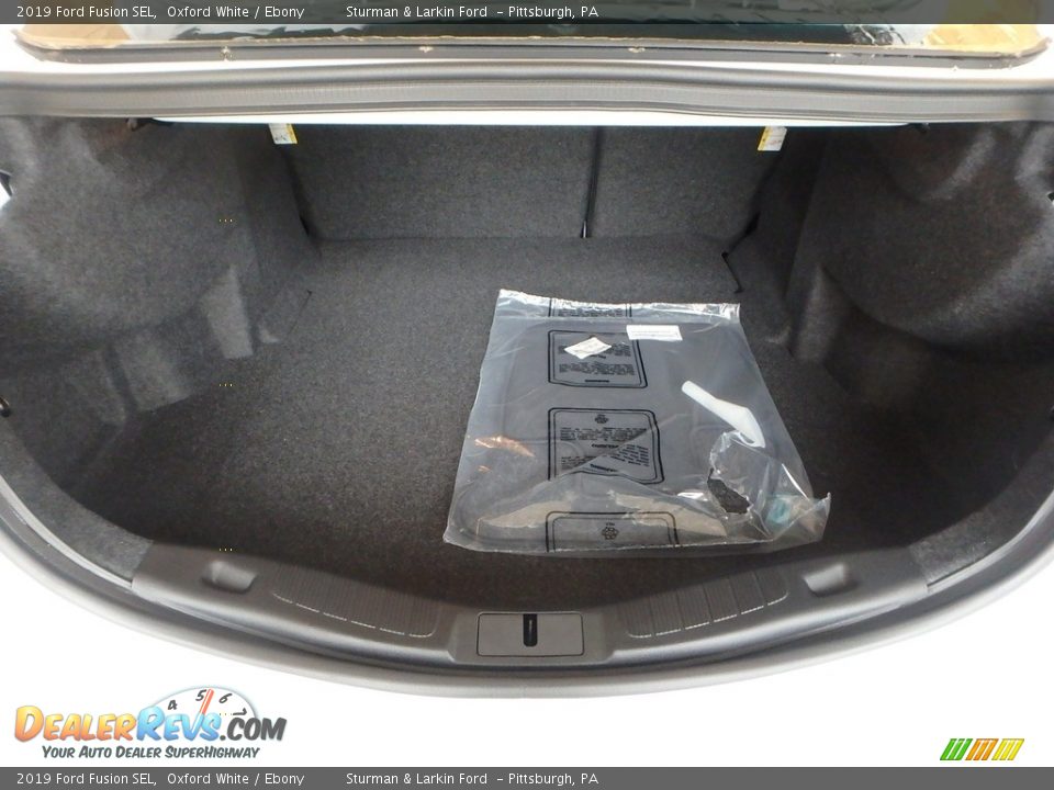 2019 Ford Fusion SEL Oxford White / Ebony Photo #3