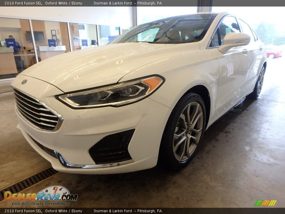 2019 Ford Fusion SEL Oxford White / Ebony Photo #5