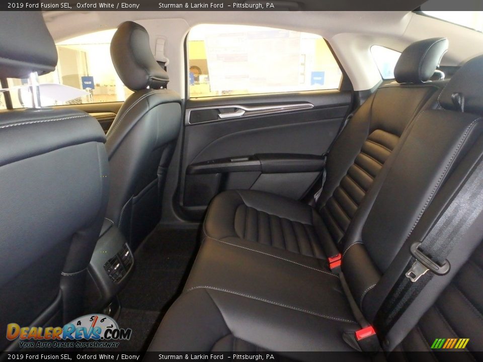 2019 Ford Fusion SEL Oxford White / Ebony Photo #8