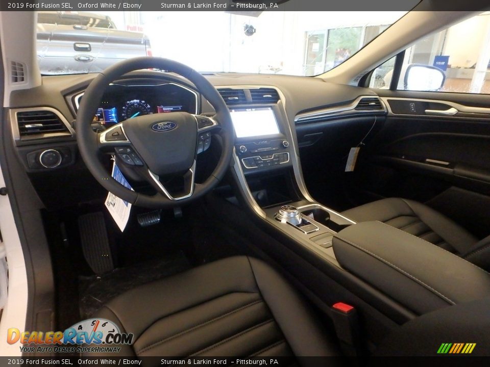 2019 Ford Fusion SEL Oxford White / Ebony Photo #9