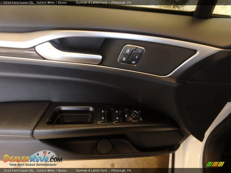 2019 Ford Fusion SEL Oxford White / Ebony Photo #10