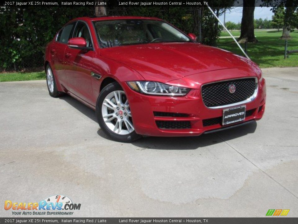 2017 Jaguar XE 25t Premium Italian Racing Red / Latte Photo #1