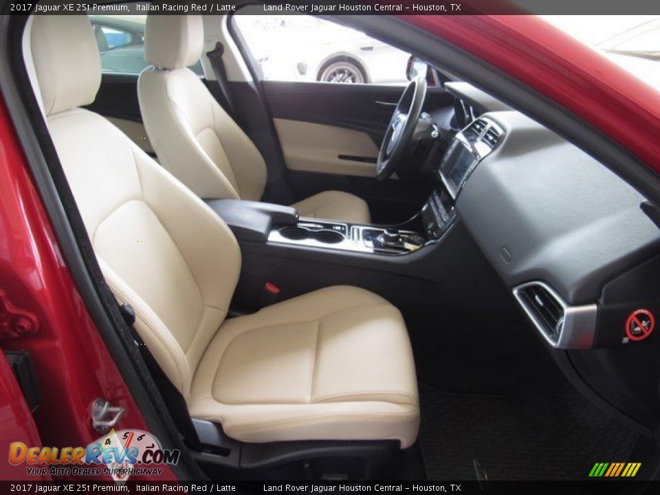 2017 Jaguar XE 25t Premium Italian Racing Red / Latte Photo #3