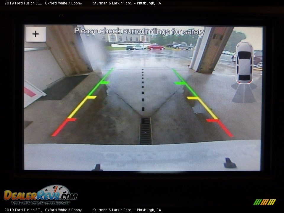 2019 Ford Fusion SEL Oxford White / Ebony Photo #12