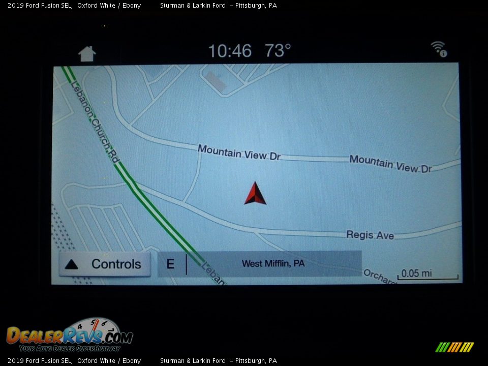 2019 Ford Fusion SEL Oxford White / Ebony Photo #13