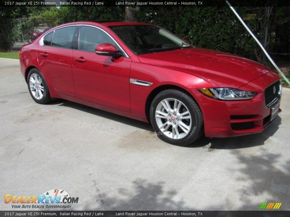 2017 Jaguar XE 25t Premium Italian Racing Red / Latte Photo #6