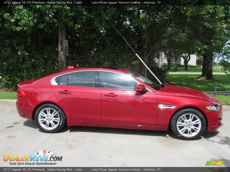 2017 Jaguar XE 25t Premium Italian Racing Red / Latte Photo #7