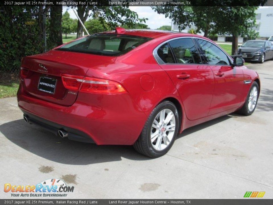 2017 Jaguar XE 25t Premium Italian Racing Red / Latte Photo #8