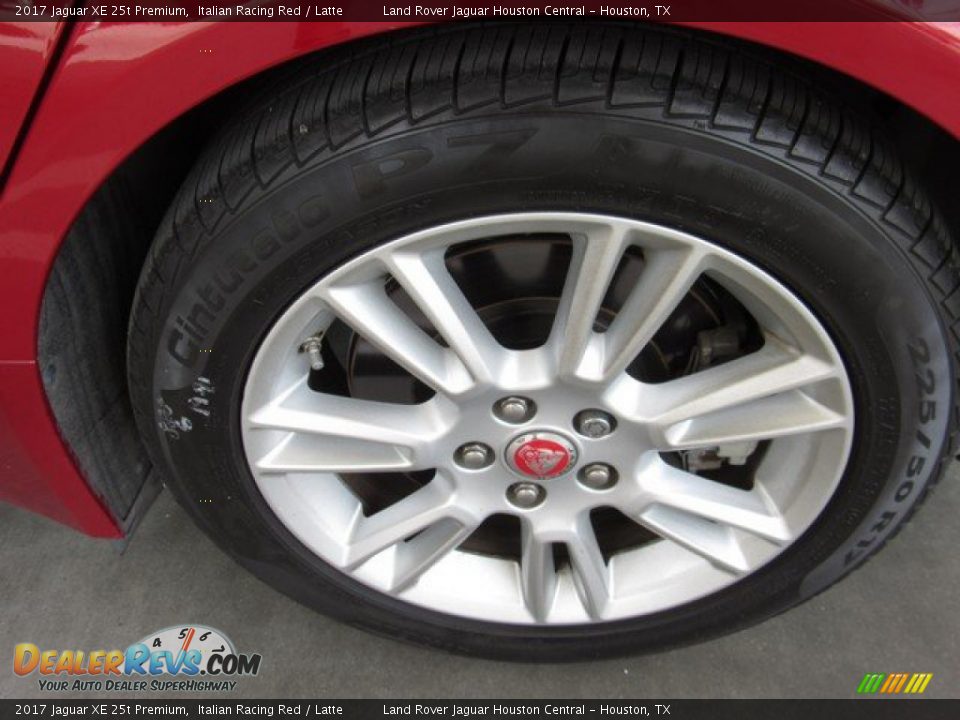2017 Jaguar XE 25t Premium Italian Racing Red / Latte Photo #9