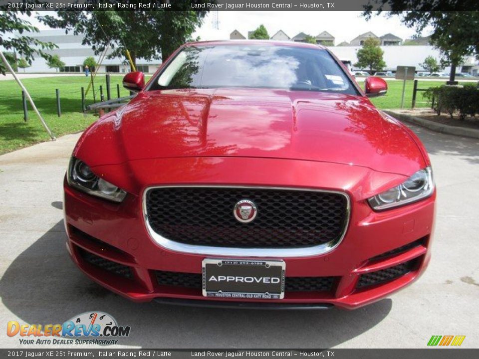 2017 Jaguar XE 25t Premium Italian Racing Red / Latte Photo #11