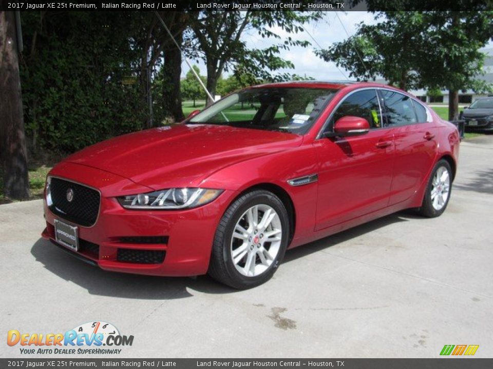 2017 Jaguar XE 25t Premium Italian Racing Red / Latte Photo #12