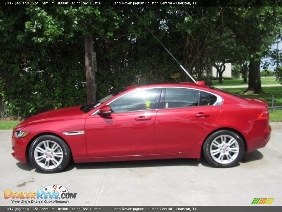2017 Jaguar XE 25t Premium Italian Racing Red / Latte Photo #13
