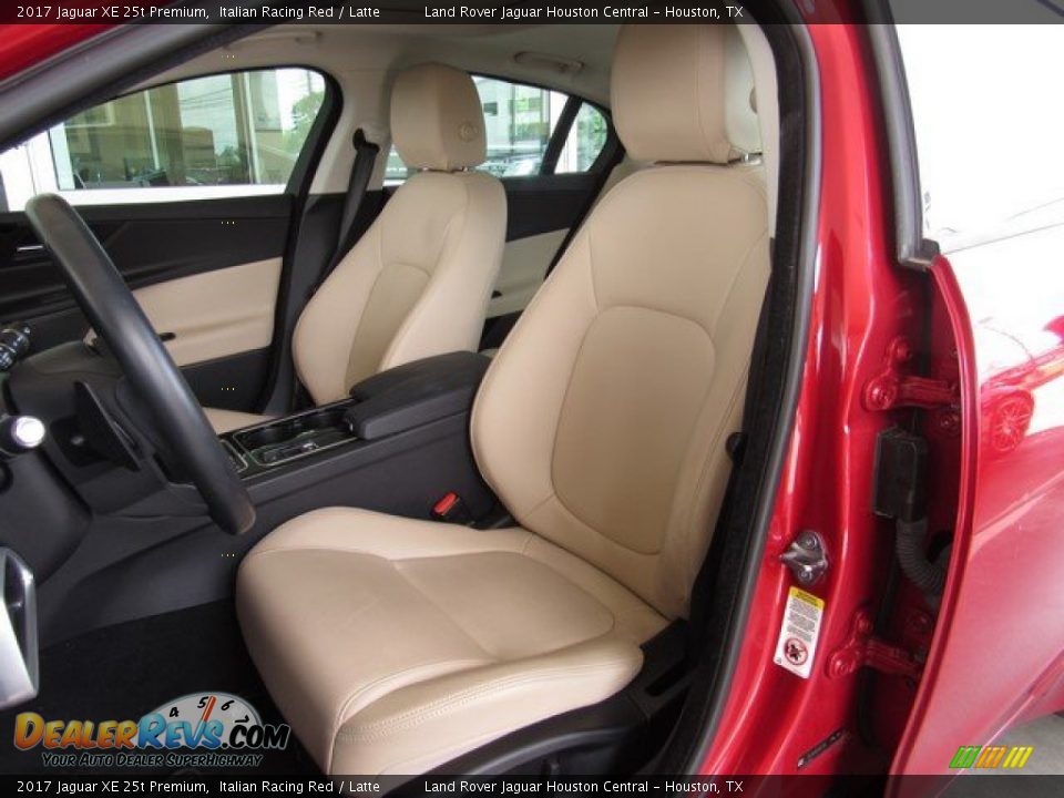 2017 Jaguar XE 25t Premium Italian Racing Red / Latte Photo #14
