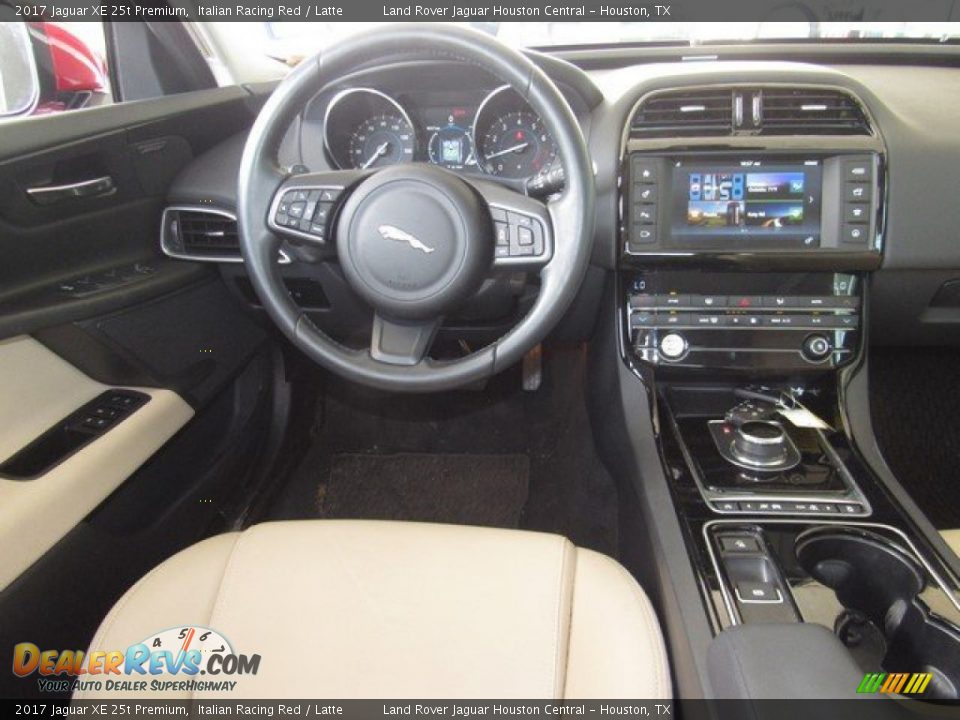 2017 Jaguar XE 25t Premium Italian Racing Red / Latte Photo #15