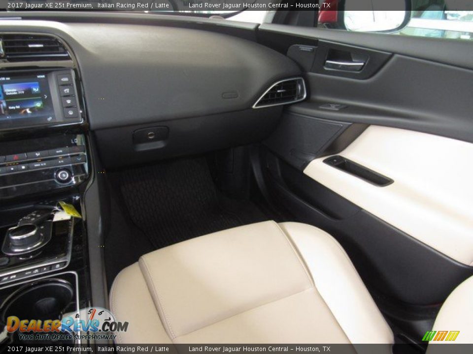 2017 Jaguar XE 25t Premium Italian Racing Red / Latte Photo #16