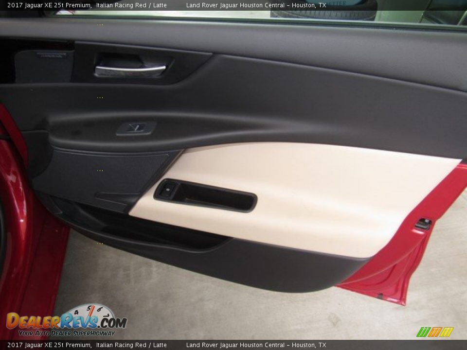 2017 Jaguar XE 25t Premium Italian Racing Red / Latte Photo #21