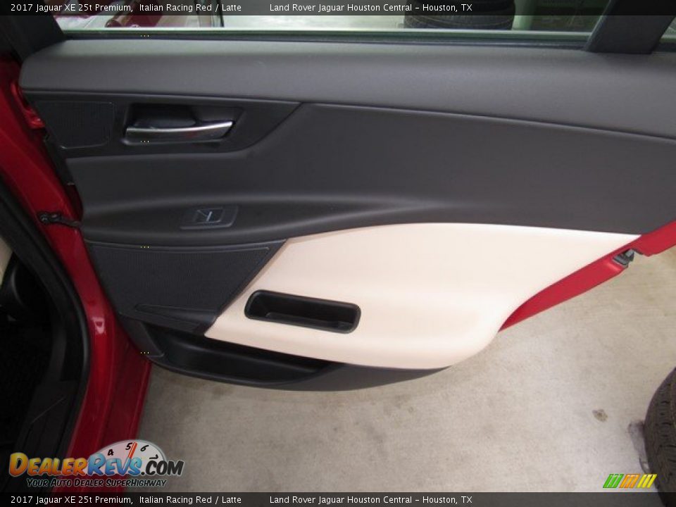 2017 Jaguar XE 25t Premium Italian Racing Red / Latte Photo #22