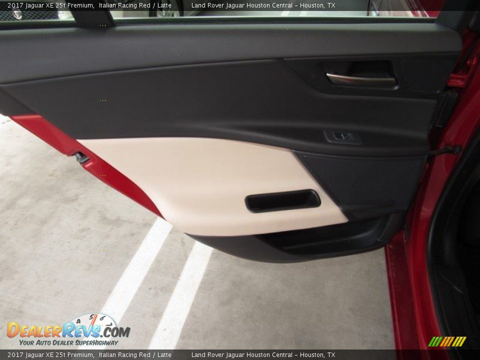 2017 Jaguar XE 25t Premium Italian Racing Red / Latte Photo #23