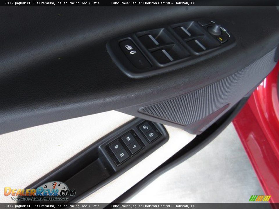 2017 Jaguar XE 25t Premium Italian Racing Red / Latte Photo #25