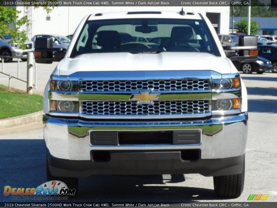 2019 Chevrolet Silverado 2500HD Work Truck Crew Cab 4WD Summit White / Dark Ash/Jet Black Photo #4