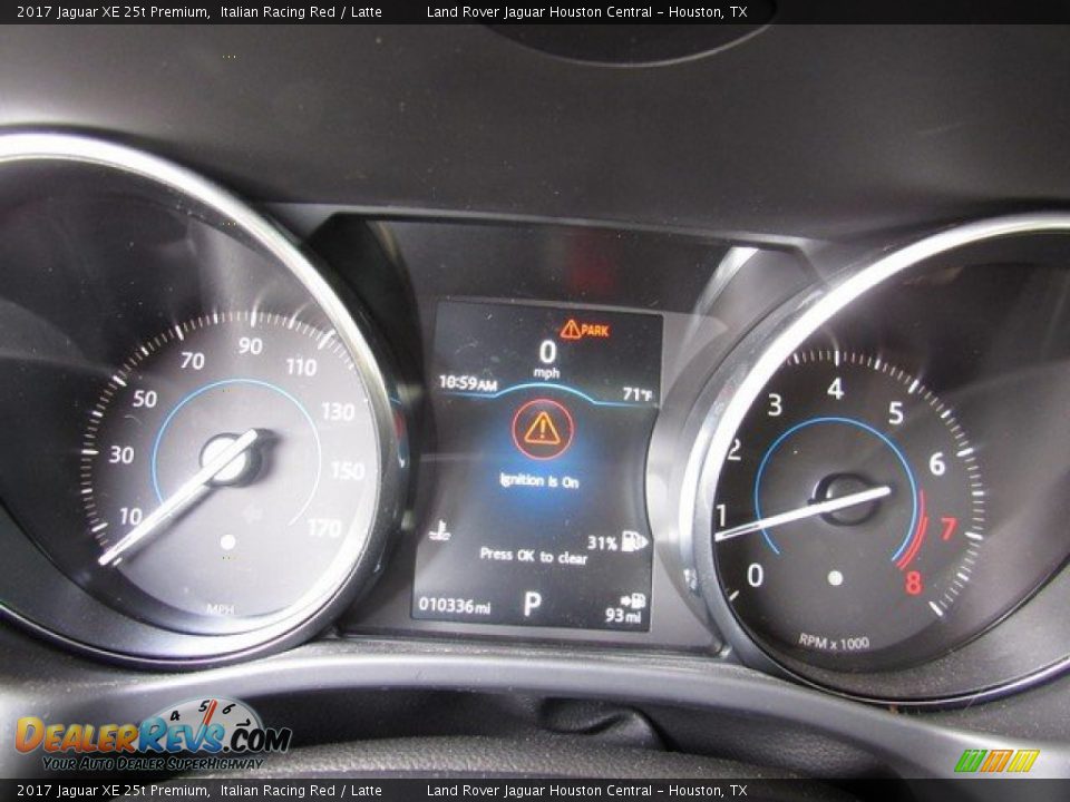 2017 Jaguar XE 25t Premium Italian Racing Red / Latte Photo #30