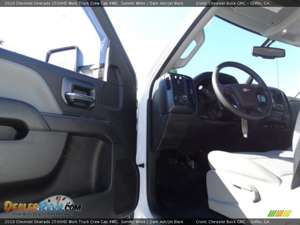 2019 Chevrolet Silverado 2500HD Work Truck Crew Cab 4WD Summit White / Dark Ash/Jet Black Photo #12