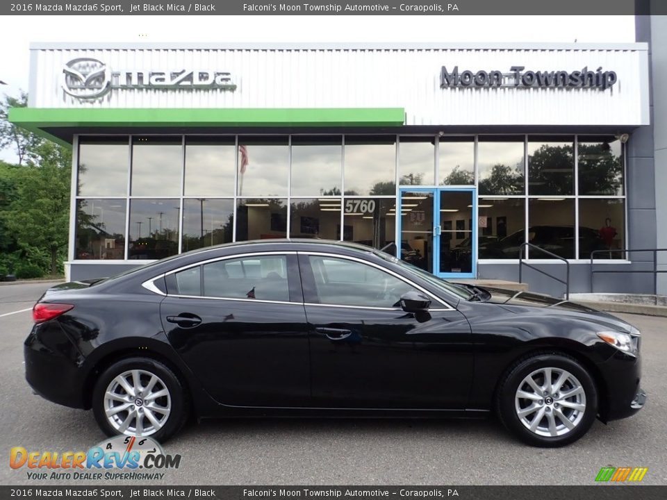 2016 Mazda Mazda6 Sport Jet Black Mica / Black Photo #1
