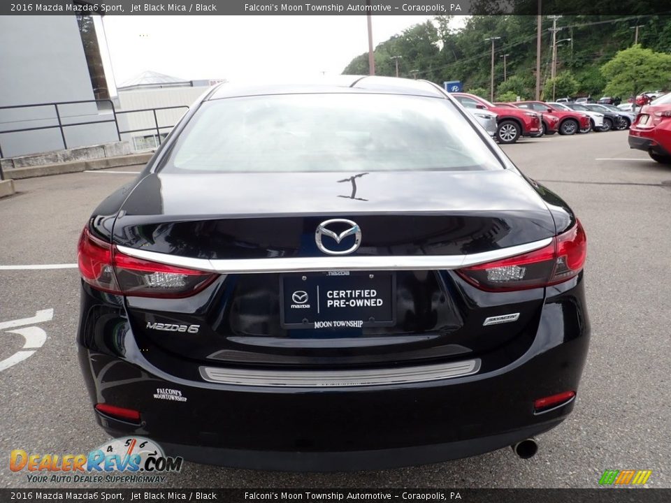 2016 Mazda Mazda6 Sport Jet Black Mica / Black Photo #3