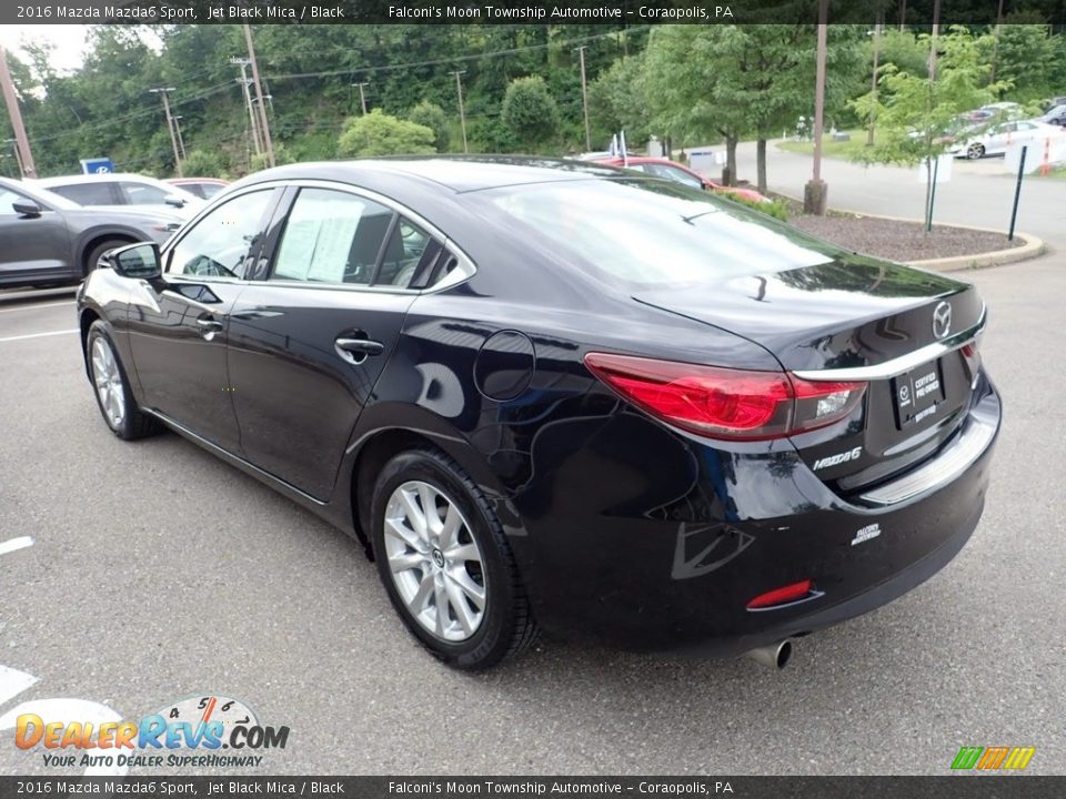 2016 Mazda Mazda6 Sport Jet Black Mica / Black Photo #4