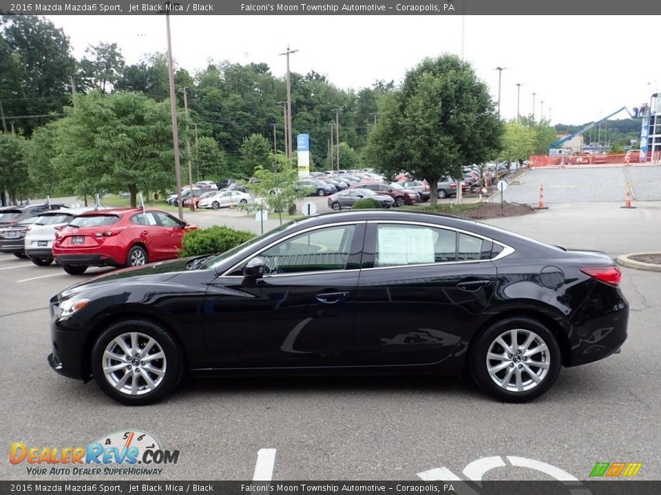 2016 Mazda Mazda6 Sport Jet Black Mica / Black Photo #5