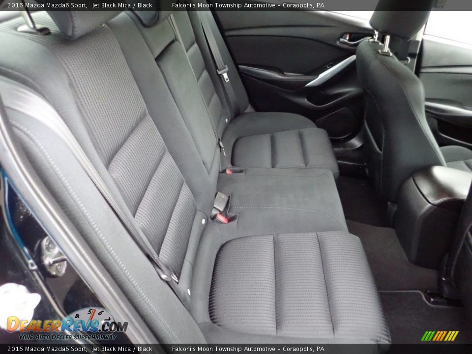 2016 Mazda Mazda6 Sport Jet Black Mica / Black Photo #13