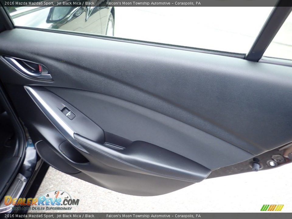 2016 Mazda Mazda6 Sport Jet Black Mica / Black Photo #14