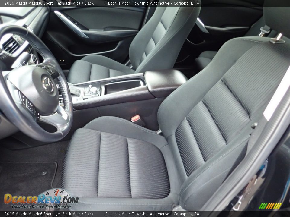 2016 Mazda Mazda6 Sport Jet Black Mica / Black Photo #15