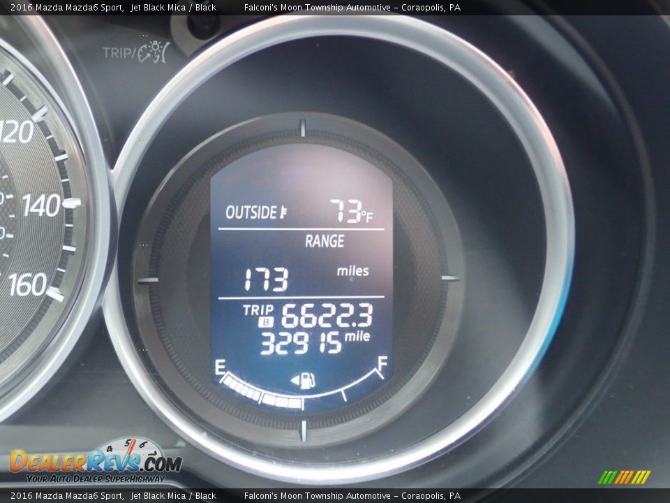 2016 Mazda Mazda6 Sport Jet Black Mica / Black Photo #24