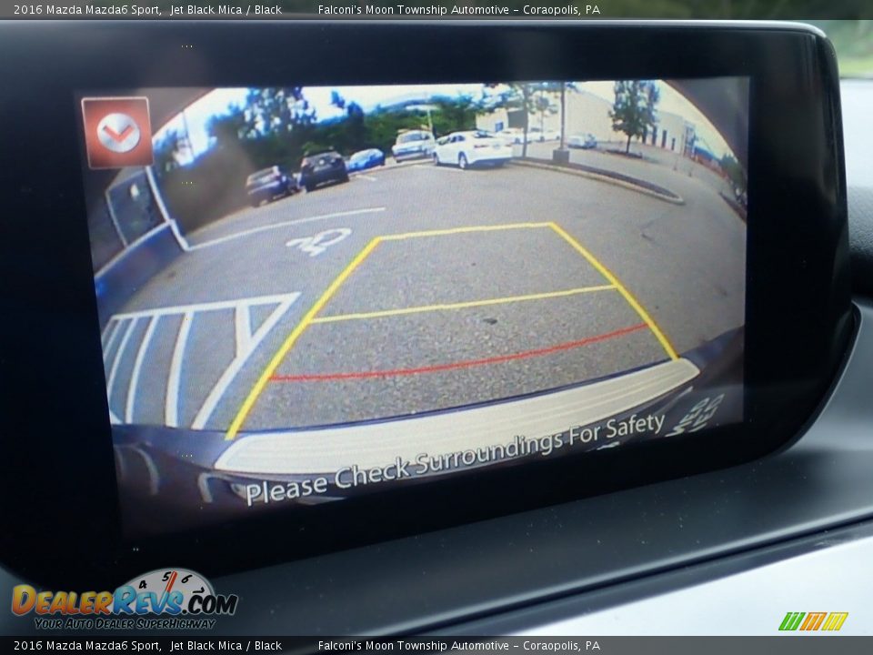 2016 Mazda Mazda6 Sport Jet Black Mica / Black Photo #25