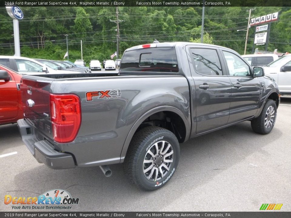 2019 Ford Ranger Lariat SuperCrew 4x4 Magnetic Metallic / Ebony Photo #2