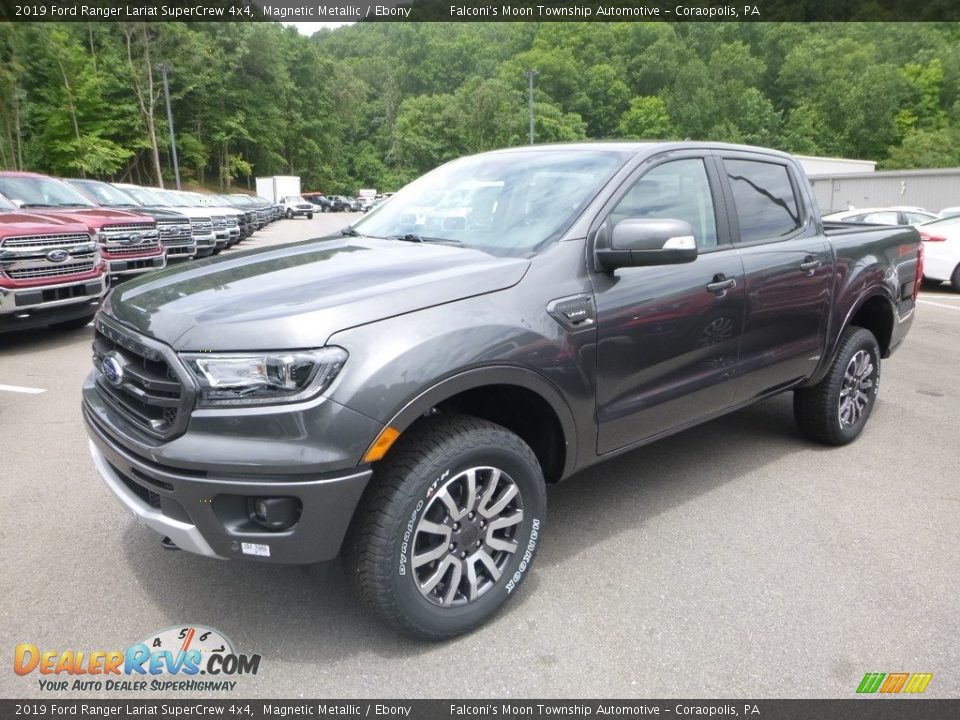 2019 Ford Ranger Lariat SuperCrew 4x4 Magnetic Metallic / Ebony Photo #5