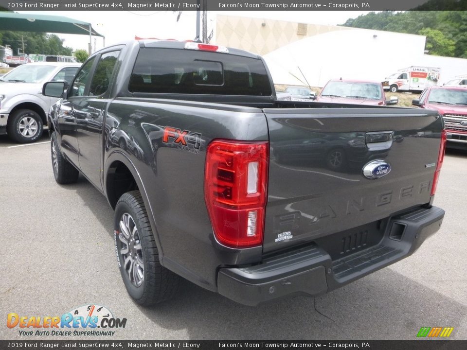 2019 Ford Ranger Lariat SuperCrew 4x4 Magnetic Metallic / Ebony Photo #6