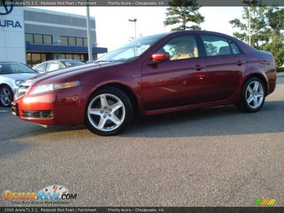 2006 Acura TL 3.2 Redondo Red Pearl / Parchment Photo #2