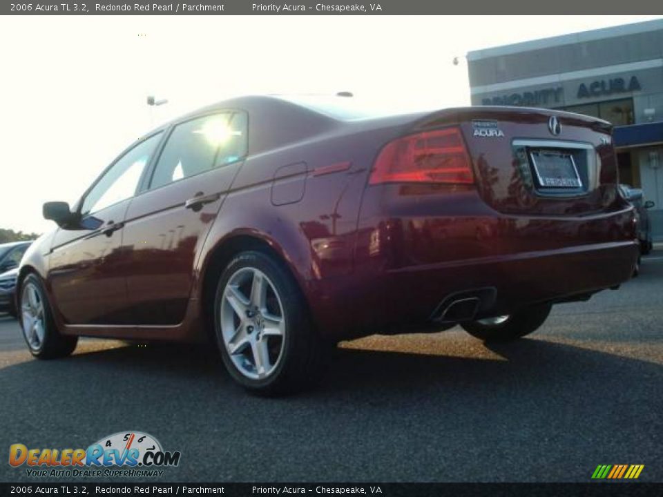 2006 Acura TL 3.2 Redondo Red Pearl / Parchment Photo #3