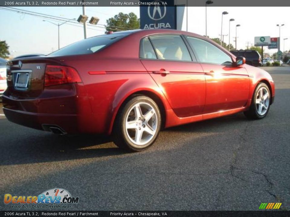 2006 Acura TL 3.2 Redondo Red Pearl / Parchment Photo #4