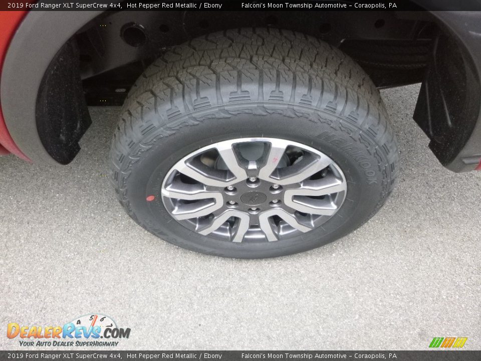 2019 Ford Ranger XLT SuperCrew 4x4 Hot Pepper Red Metallic / Ebony Photo #7
