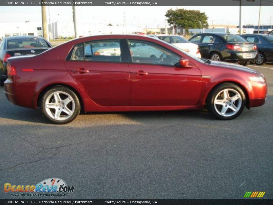 2006 Acura TL 3.2 Redondo Red Pearl / Parchment Photo #5